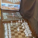 #1 Fifth Avenue Crystal Chess-Backgamon $15.00