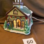 #60 Lighted Church $8.00