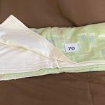 #70 Reversible baby blanket 34" x 40" $8.00