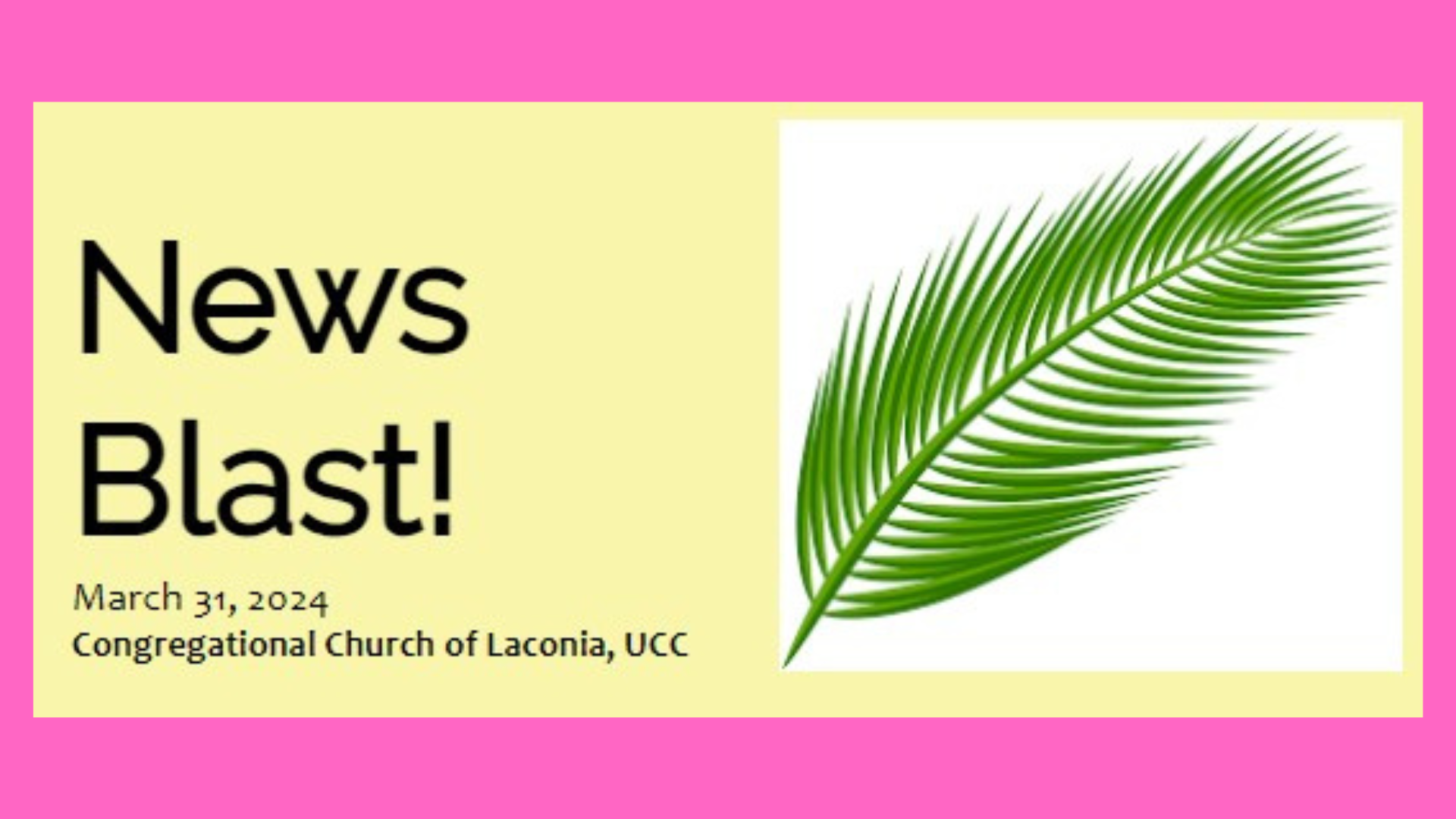 News Blast Title 3-31-24