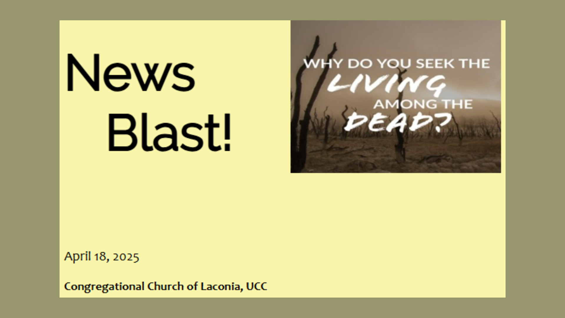 News Blast Title 4-18-25
